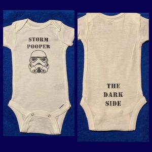 0-3m Storm Trooper Onesie